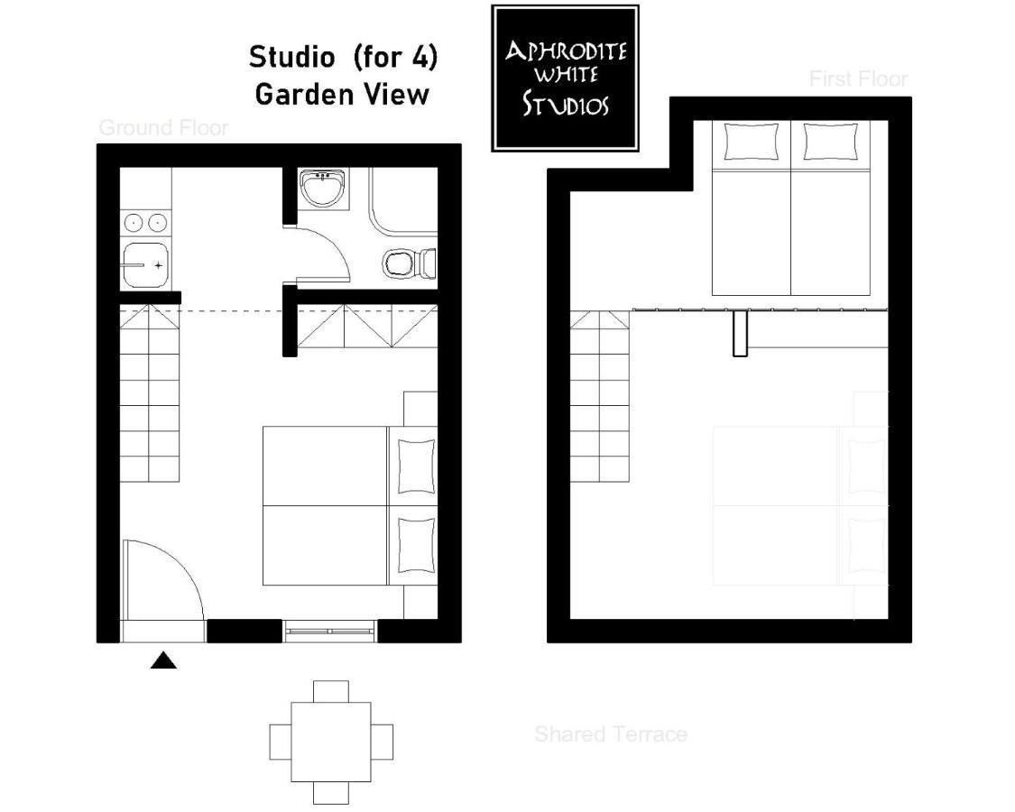 Aphrodite White Studios Lindos Екстер'єр фото